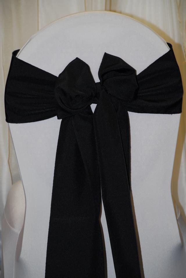 Rental store for 6  X 105  BLACK CHAIR TIE in Murfreesboro TN