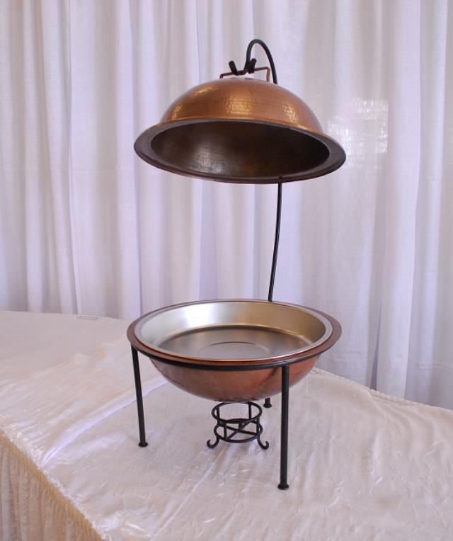 Rental store for COPPER 6QT ROUND CHAFER in Murfreesboro TN
