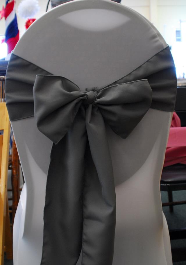 Rental store for 6  X 105  PEWTER CHAIR TIE in Murfreesboro TN