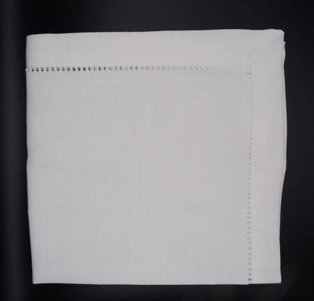 Rental store for LINEN NAPKIN - WHITE HEMSTITCH CLASSICO in Murfreesboro TN