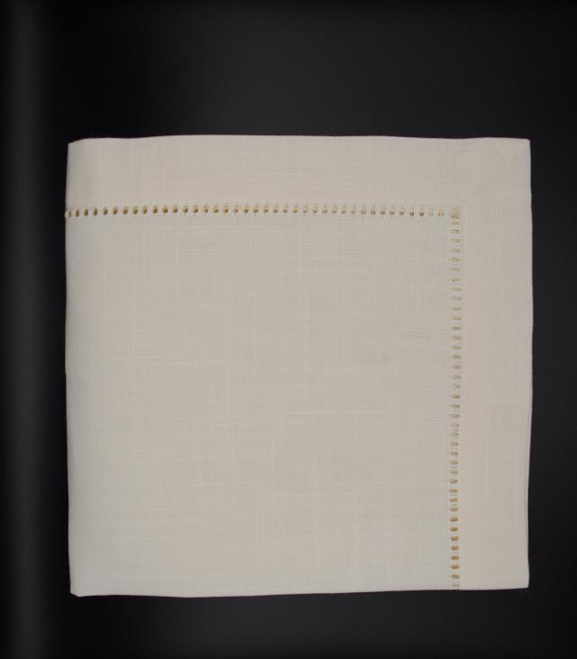 Rental store for LINEN NAPKIN - IVORY HEMSTITCH CLASSICO in Murfreesboro TN