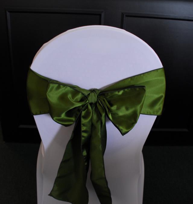 Rental store for 6  X 105  MATTE MOSS CHAIR TIE in Murfreesboro TN