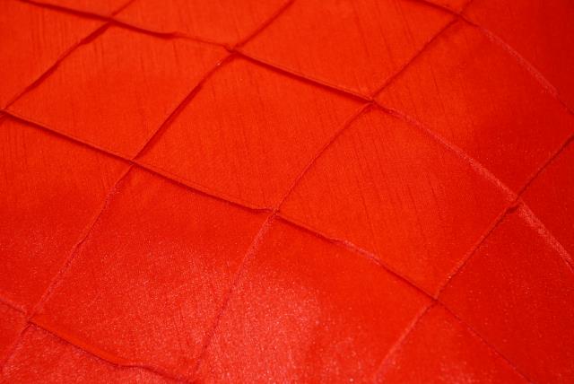 Rental store for 132  ROUND CHINA RED PINTUCK LINEN in Murfreesboro TN