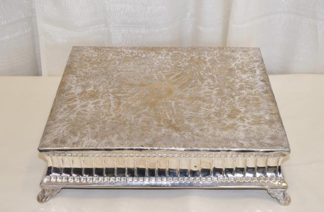 Rental store for 23  SQUARE IMPRESSION CAKE STAND in Murfreesboro TN