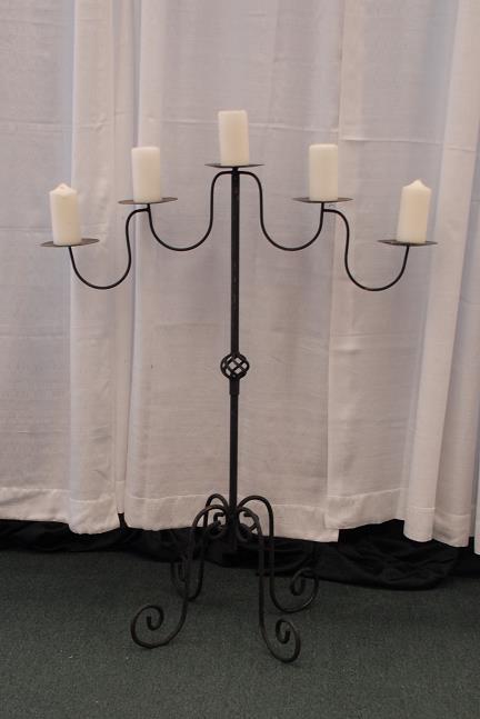 Rental store for BLACK 5-LITE FAN CANDELABRA in Murfreesboro TN