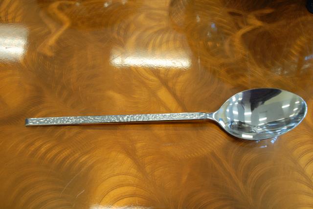 Rental store for 13  SOLID SERVING SPOON HAMMERED in Murfreesboro TN